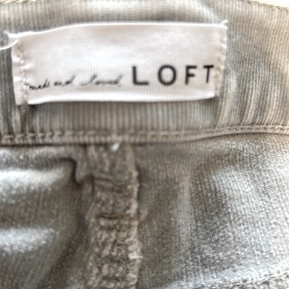 LOFT Modern Skinny grey corduroys - Picture 5 of 5